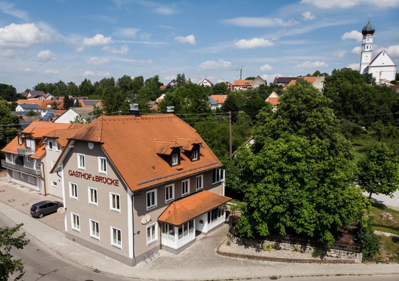 Gasthof Zur Bruecke Kaufering エクステリア 写真
